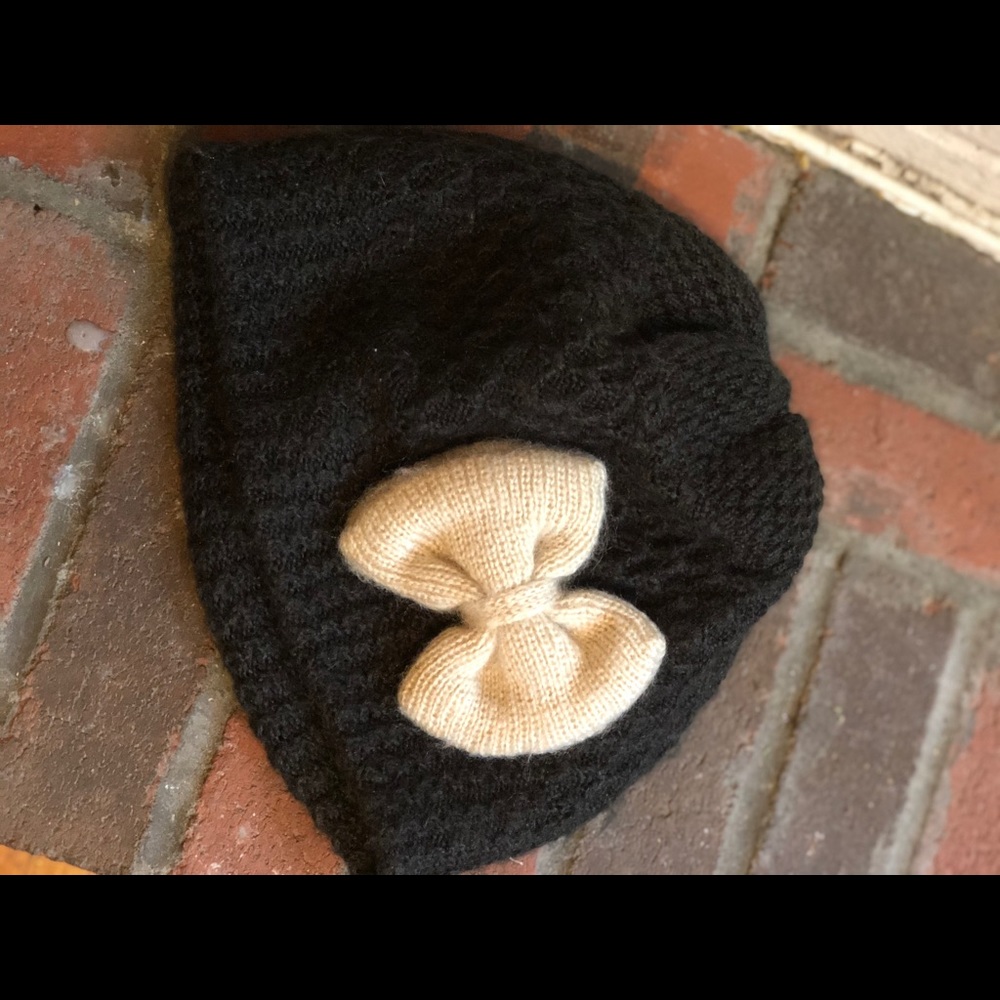 Anthropologie Bow Beanie